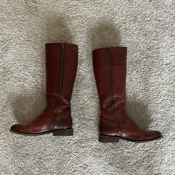8.5 Leather Frye Riding Boots - Picture 2 of 4